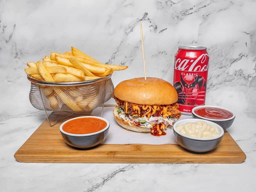 Best Burger and Fries Combo in Clayton South | Tiffin Box 2 burgers